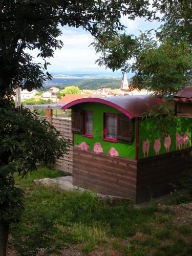 Hotel Le Git'An Roulotte Bessey Zimmer foto