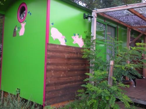 Hotel Le Git'An Roulotte Bessey Zimmer foto